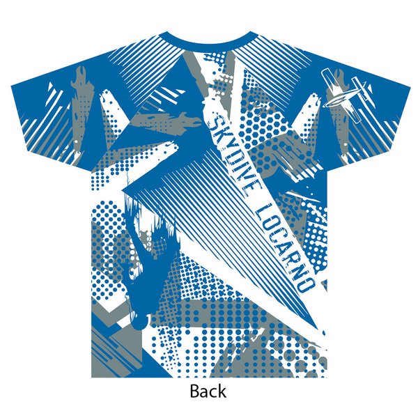 T-Shirt- «Flying-blue»